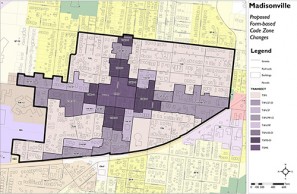 Cincinnati Form-Based Code Transect Map for Madisonville