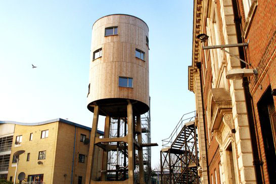 Tom Dixon water tower home recycled structures