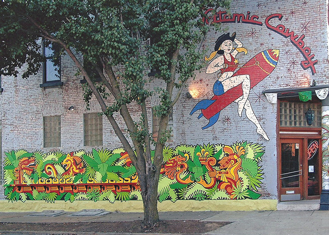 Second Annual Grove Fest paint-by-number Mural (9a)