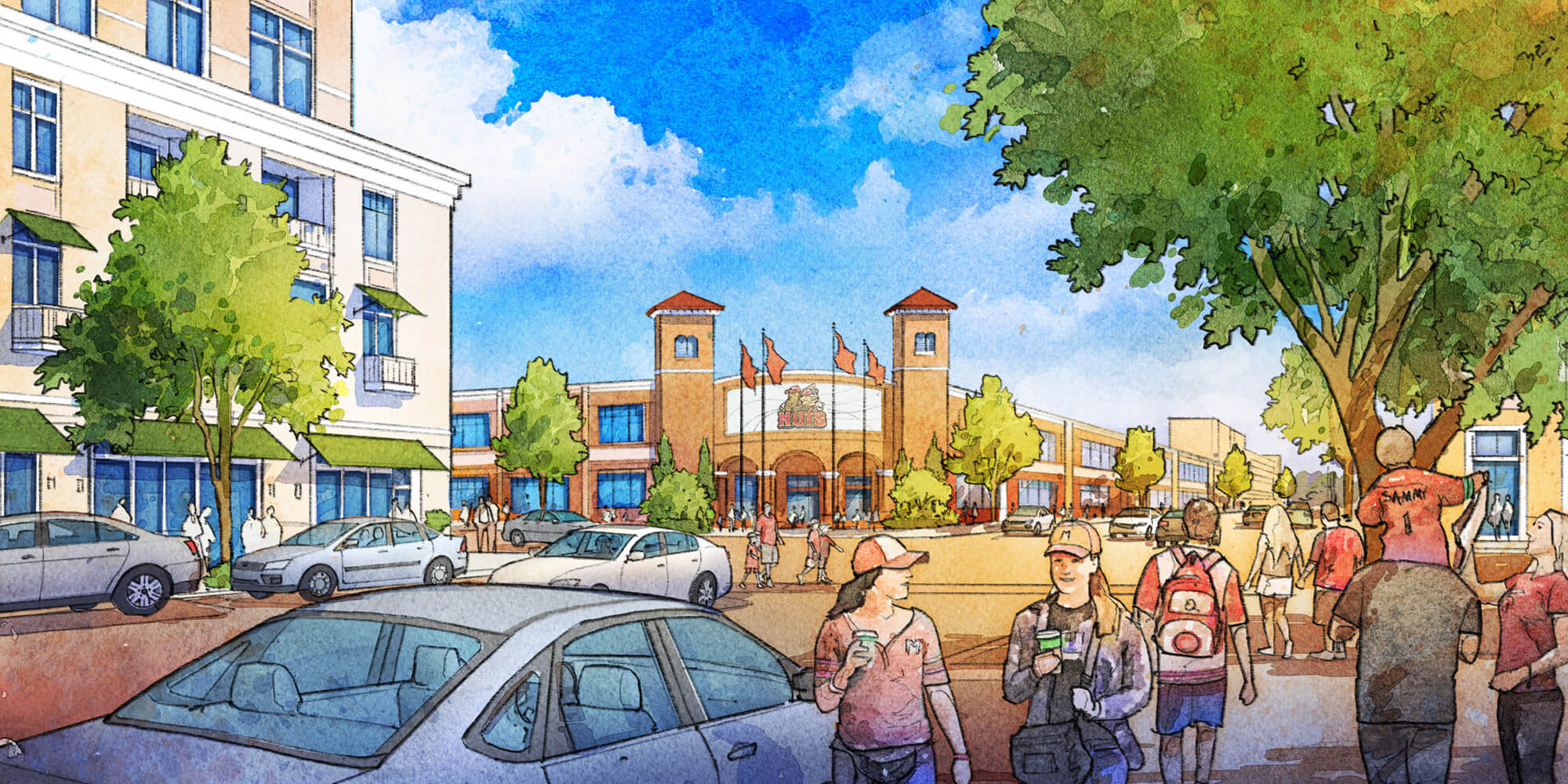 Downtown Modesto Master Plan - Opticos Design